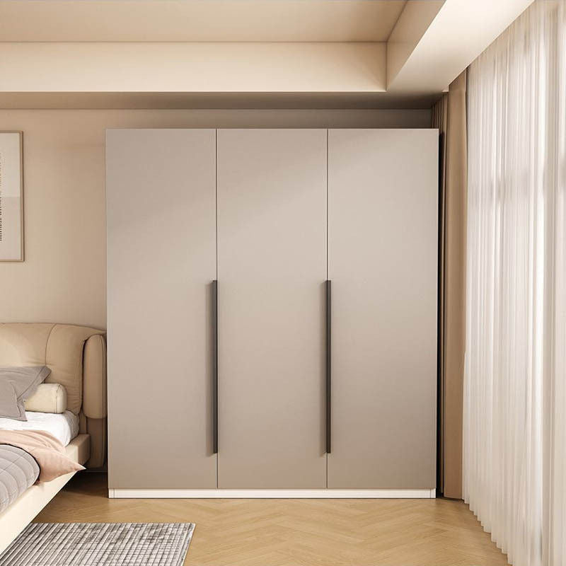 Solid Wood Home Bedroom Easy Assembly Two Door Storage Cabinet Small Wardrobe