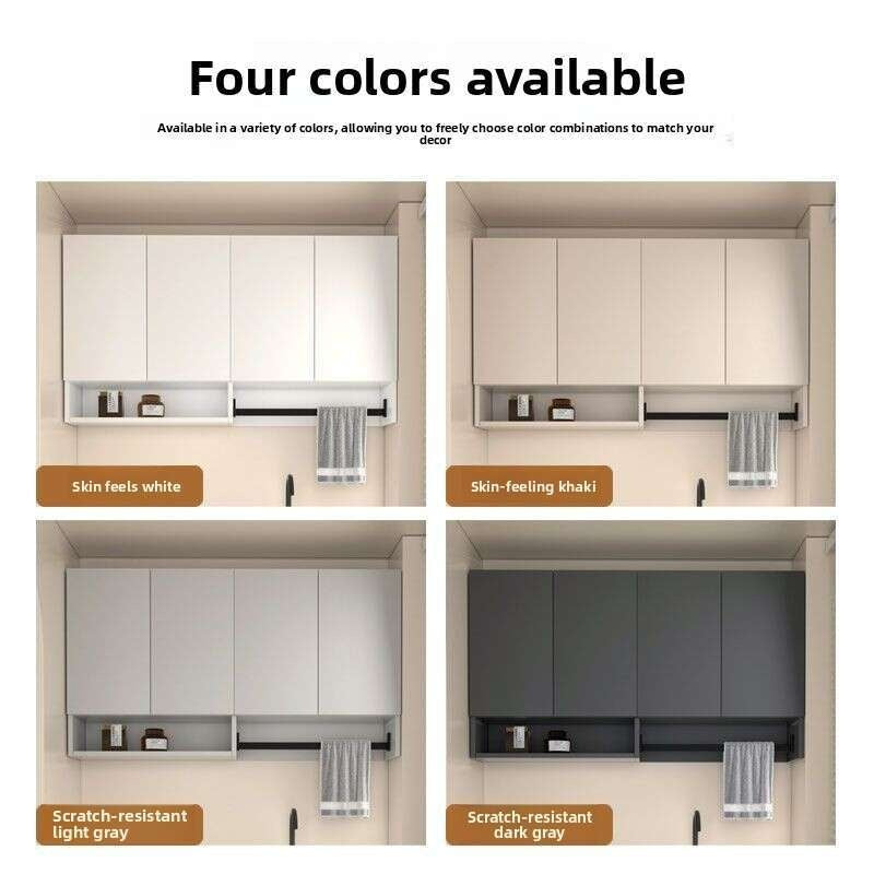 QW- Aluminum Hanging Cabinet Wall-mounted balcony Bathroom storage cabinet