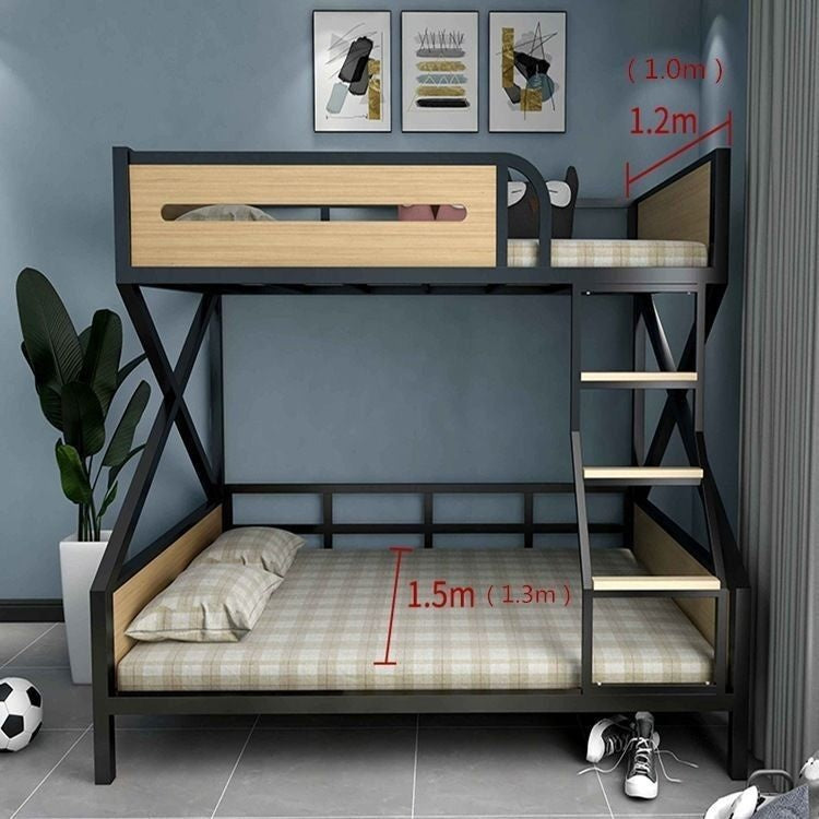 Upper double twin upper and lower maid steel frame bed, room