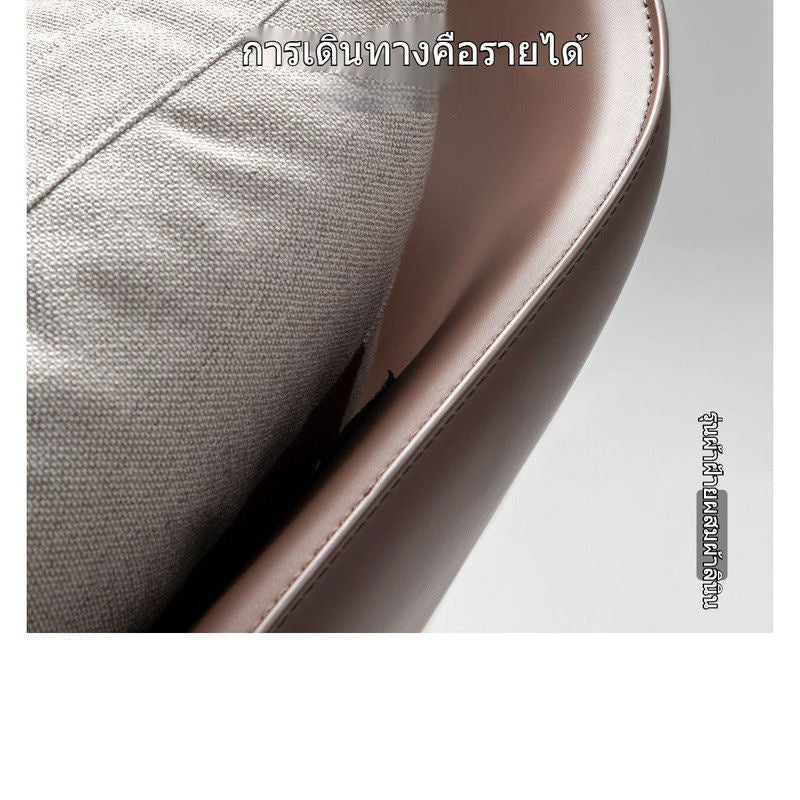 Light Luxury Italian Style Simple Home Design High Quality Single Sofa Fabric Balcony Lounge Chair Protect Spine