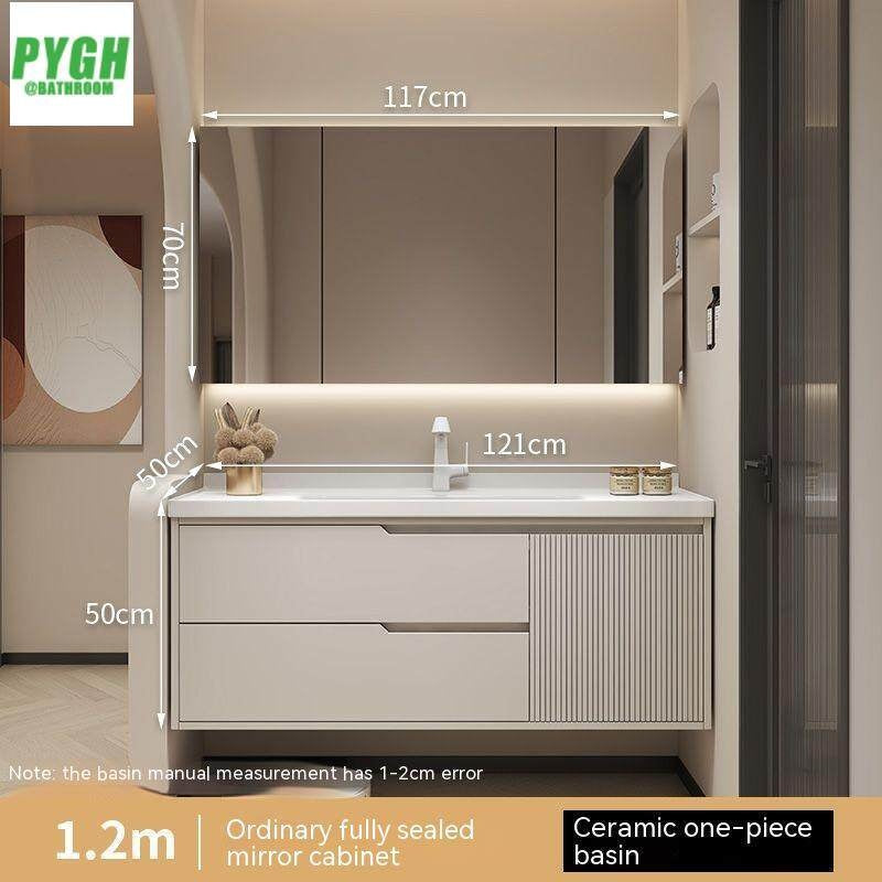 QW- Bathroom Sink Cabinet Set with Smart Mirror