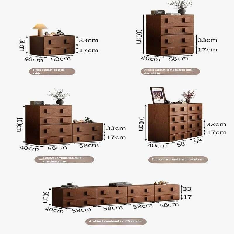 Ministry Free Combination Living Room Storage Bedside TV Cabinet Premium Multifunctional
