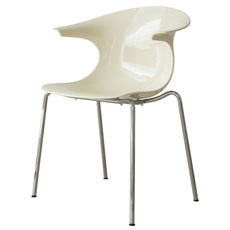 เก้าอี้โบราณโบราณเก้าอี้อะคริลิคใสเก้าอี้เรียบง่ายทันสมัยเก้าอี้พักผ่อนลมครีมเก้าอี้พนักพิง 