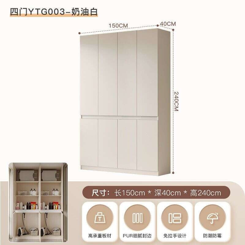 QW- can be customized Aluminum Balcony Bedroom Storage Cabinet