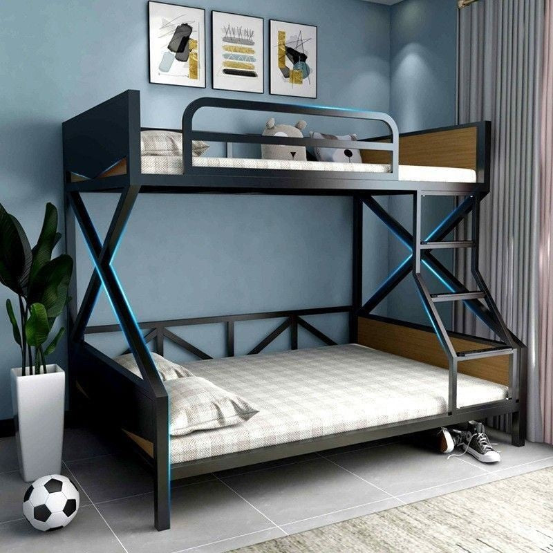 Upper double twin upper and lower maid steel frame bed, room