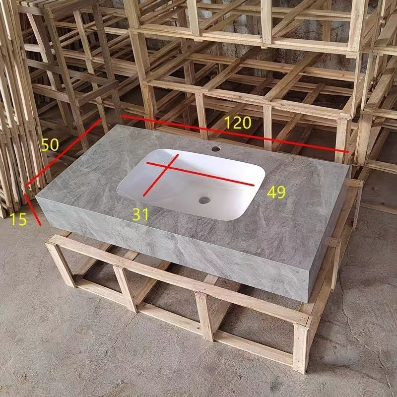 QW- Bathroom Artificial Stone Ceramic Basin