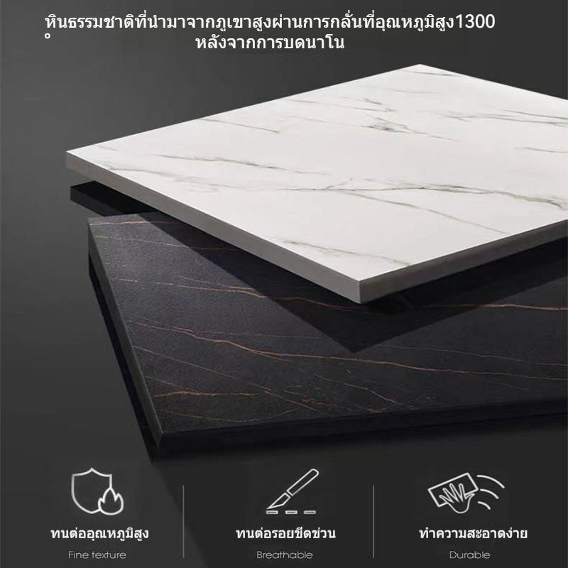 Italian Bench and Chairs - Modern Luxury Rectangular Dining Table Set