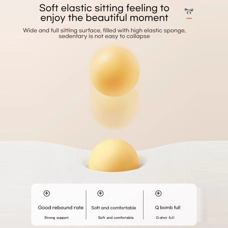 Bedroom Makeup Cream Wind Simple Nordic Home Dining Chair with Backrest Light Luxury Soft Dressing Bag Stool