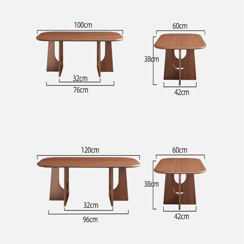 Full solid wood living room coffee home tea balcony low table