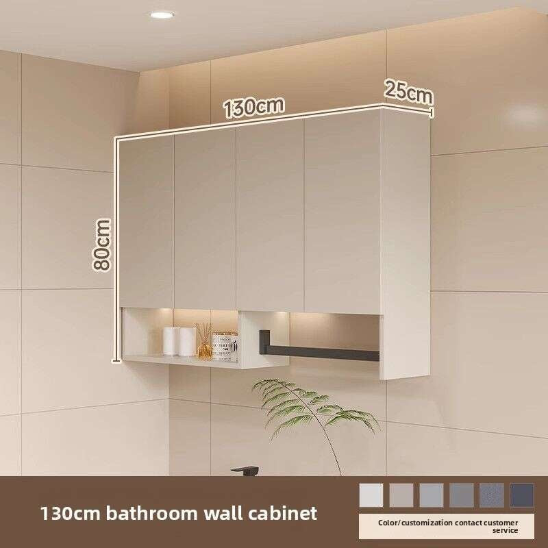 QW- Aluminum Hanging Cabinet Wall-mounted balcony Bathroom storage cabinet