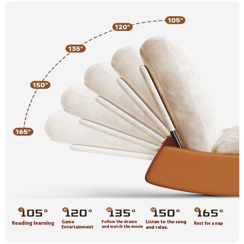 Lazy Rocking Single Lounge Chair Living Room Sofa Five Gear Adjustable