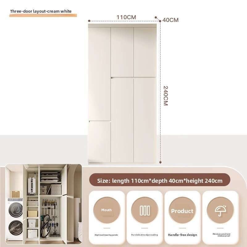 QW- Aluminum Storage Cabinet Balcony storage cabinet, wardrobe