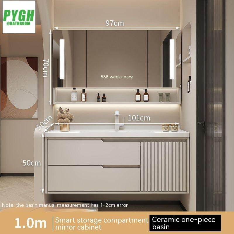 QW- Bathroom Sink Cabinet Set with Smart Mirror