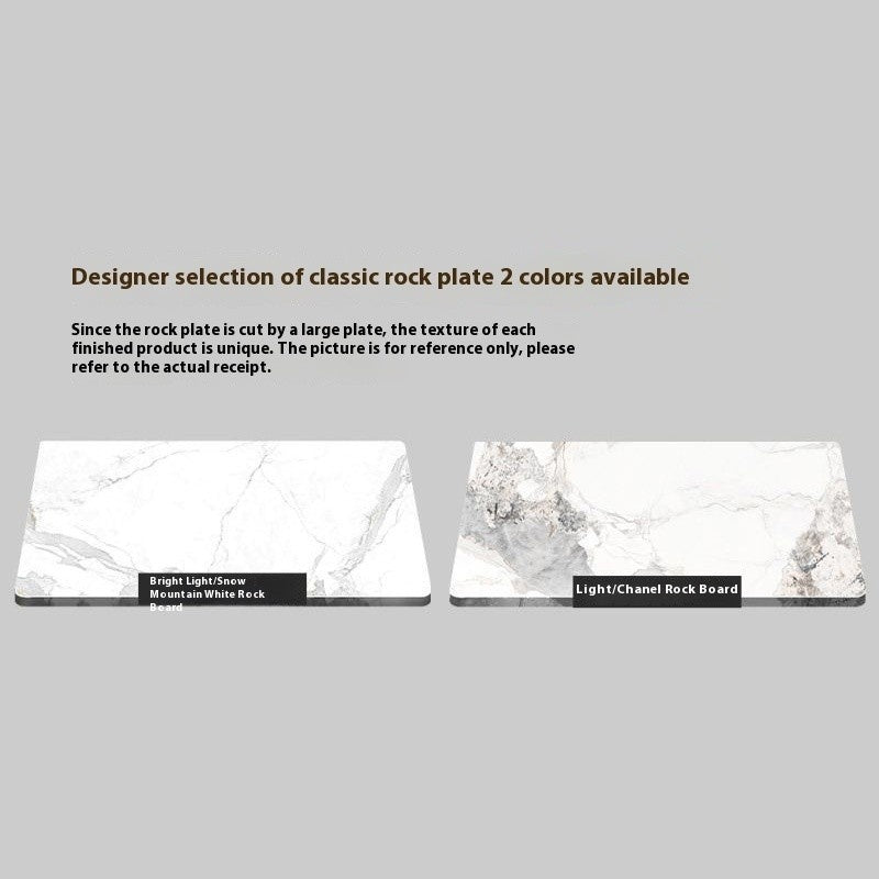 BKK Ready Stock Elegant Marble Pattern Dining Table, Genuine Wood, Expandable, Foldable, Round-Square Modern