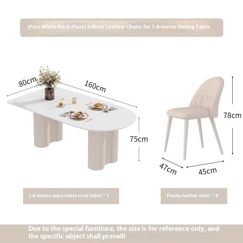 โต๊ะเก้าอี้ Island Table Slate ส่วนใหญ่จะดูหรูหราสไตล์ฝรั่งเศสครีมในส่วนของโต๊ะเก้าอี้รวมร้านอาหารหน้าแรก