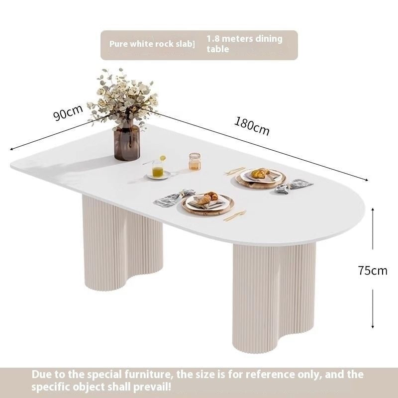 โต๊ะเก้าอี้ Island Table Slate ส่วนใหญ่จะดูหรูหราสไตล์ฝรั่งเศสครีมในส่วนของโต๊ะเก้าอี้รวมร้านอาหารหน้าแรก