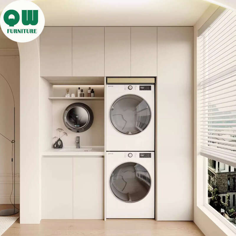 QW- Aluminum Balcony Bedroom Storage Cabinet