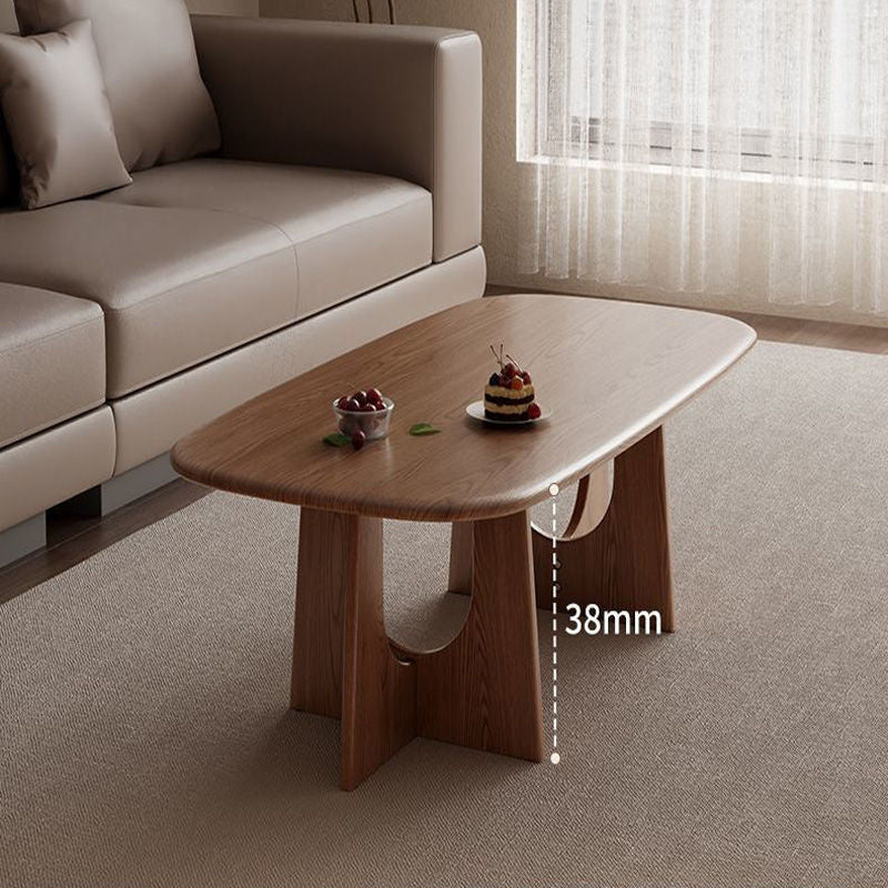 Solid wood living room home coffee table, Japanese style, modern small table