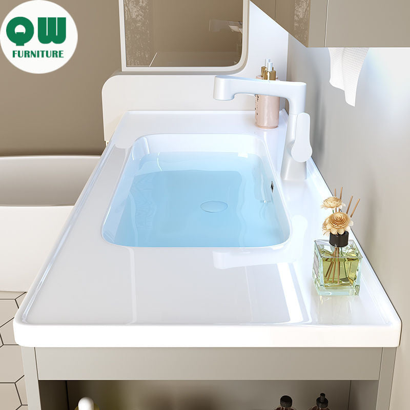 ตรวจสอบห้องน้ำตู้กระจกสมาร์ทห้องน้ำฮาร์ดแวร์เซรามิก 