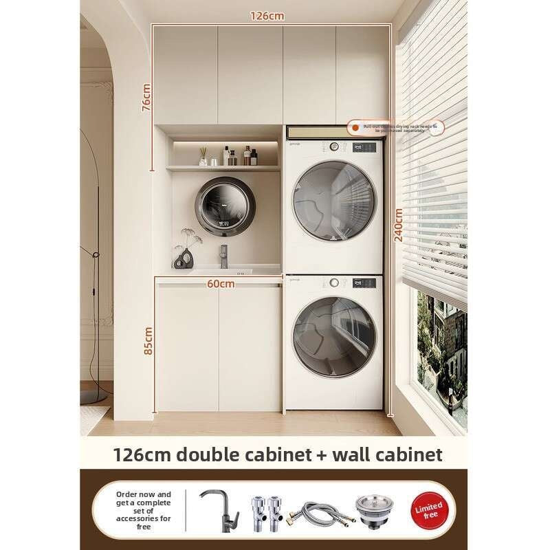 QW- Aluminum Balcony Bedroom Storage Cabinet