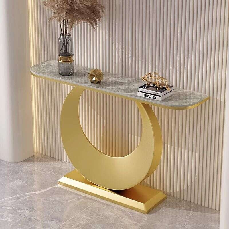 Living bar end stone table, entrance cabinet, simple, modern, light luxury, living room wall table