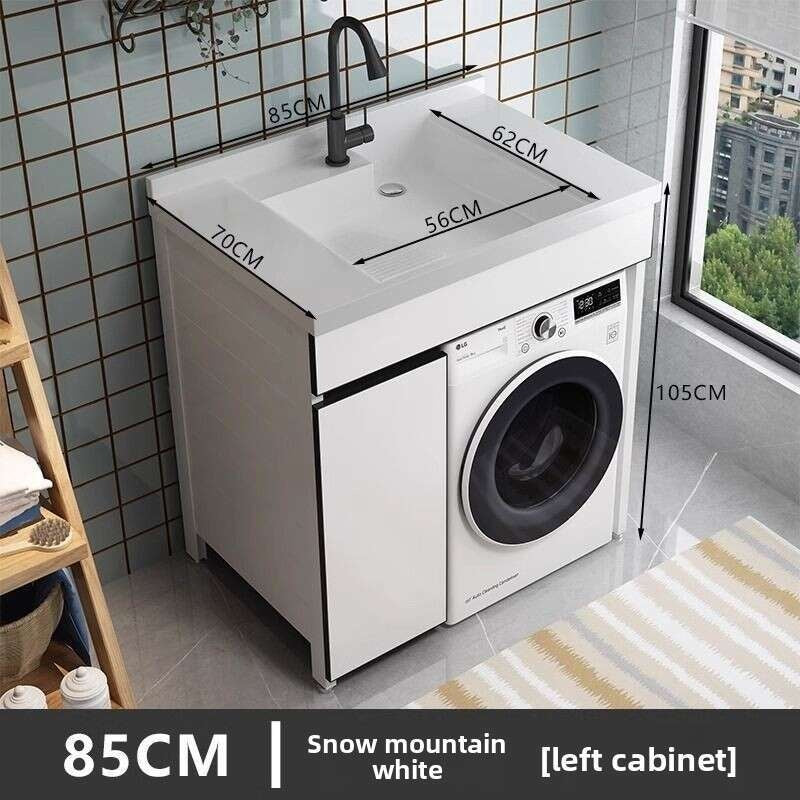 QW- aluminum bathroom sink set Bathroom storage cabinet