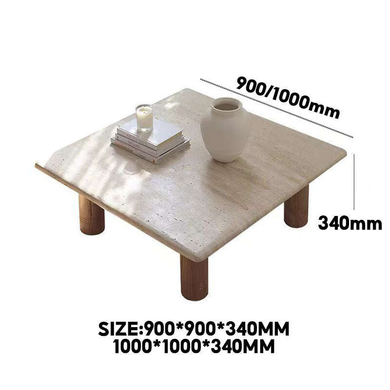 Stone Living Room Tea Japanese Style Coffee Table Natural Marble Furniture
