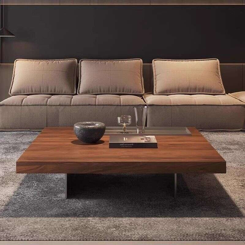 Modern Home Furniture Tall Italian Square Coffee Table