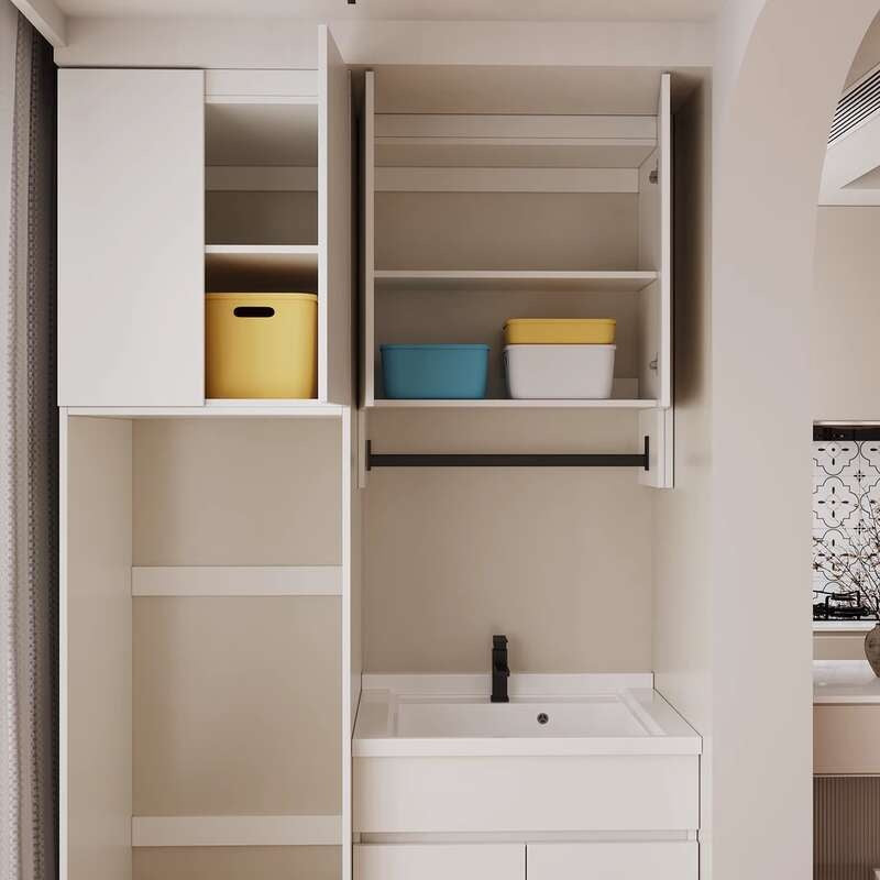 QW- Aluminum Balcony Bedroom Storage Cabinet