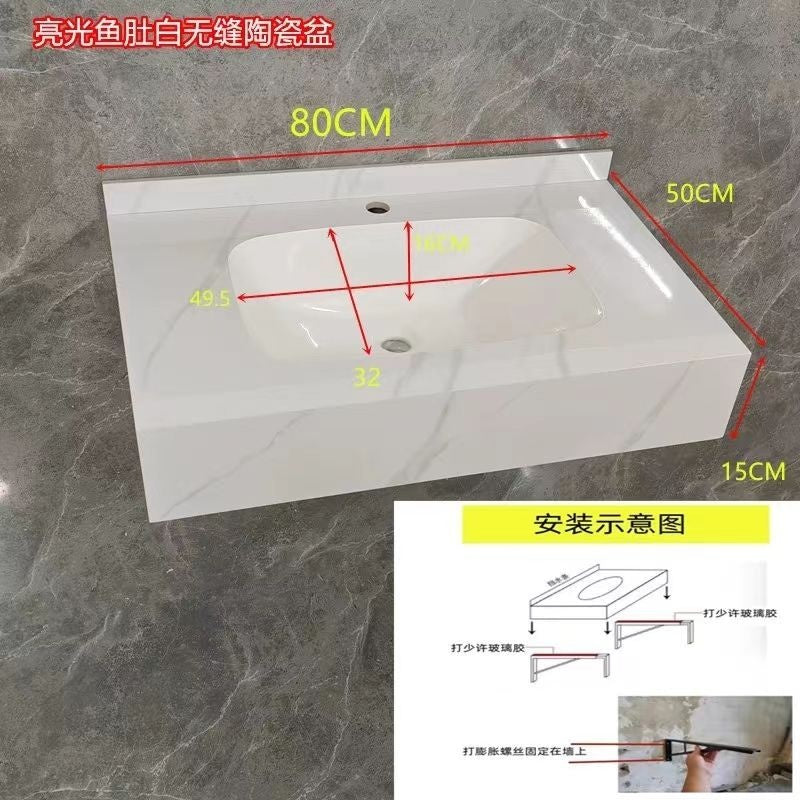 QW- Bathroom Artificial Stone Ceramic Basin
