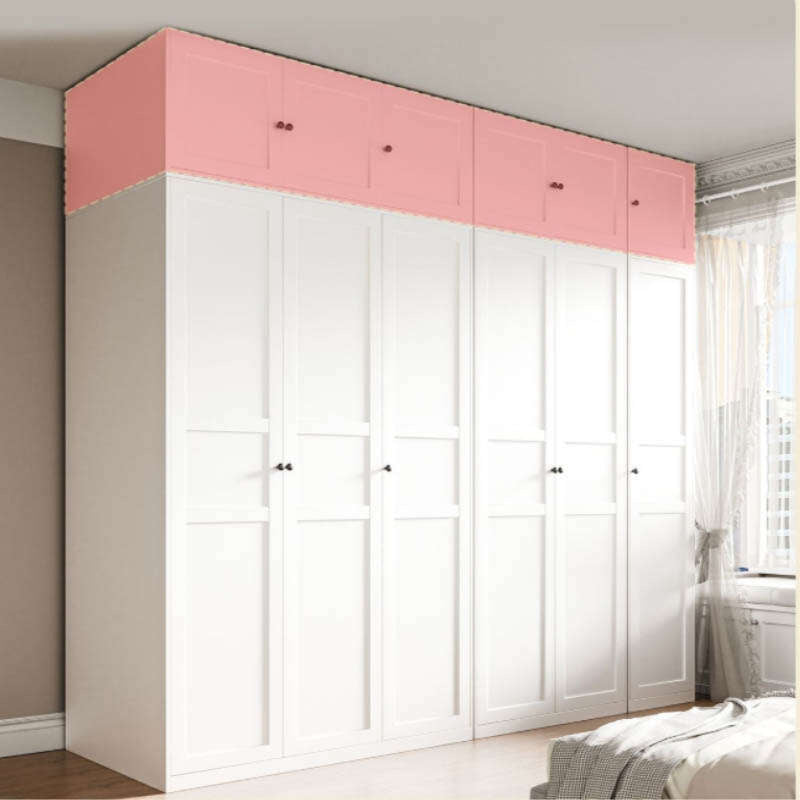 Thick metal wardrobe for home bedroom modern simple Floor standing storage cabinet
