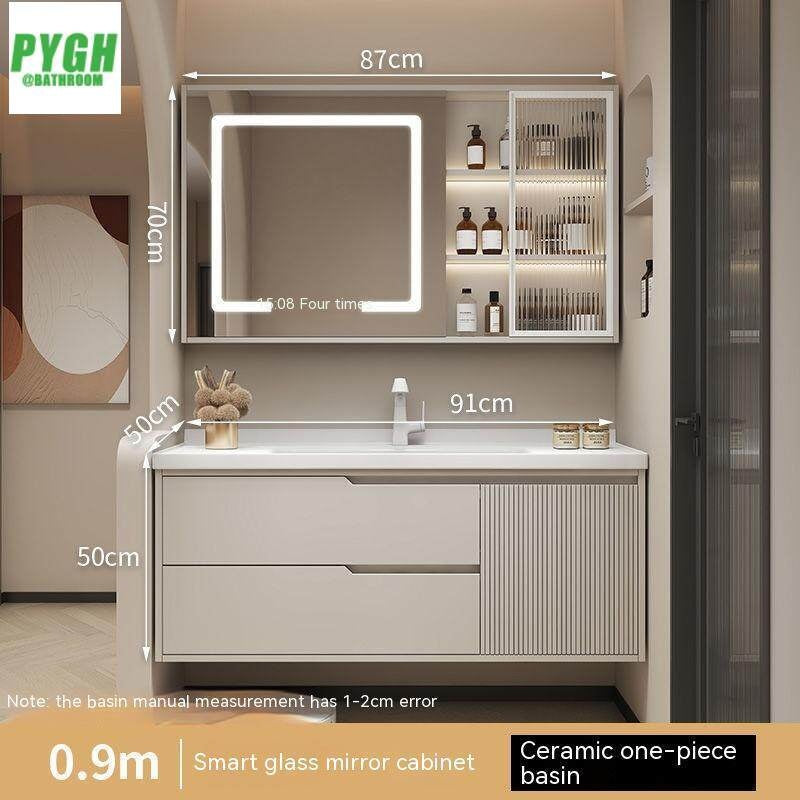 QW- Bathroom Sink Cabinet Set with Smart Mirror