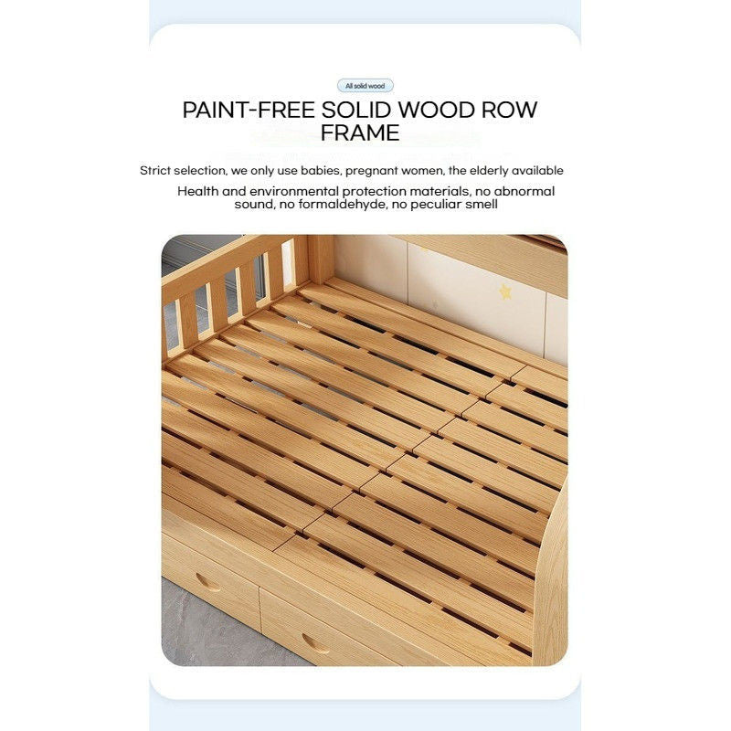 All solid wood builds the mother bed. Upper lower beds are thicker higher, multi-purpose up down combining high and low beds, children's beds.