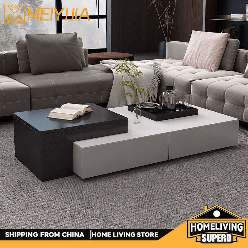 Multi-functional Adjustable Stone Coffee Table for Living Room Simple modern home use. Elegant and classy tea table.
