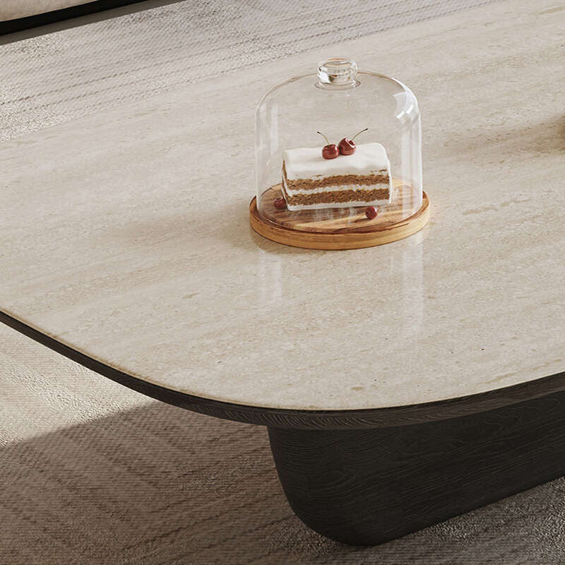 Living Room Tea Home Coffee Stone Board Combination Table