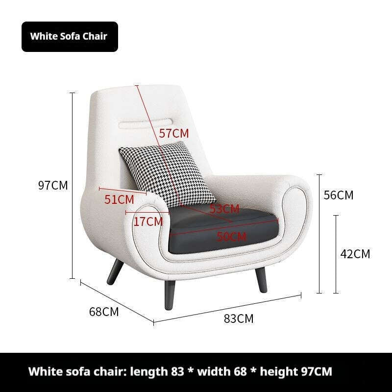 นอร์ดิกแสงที่เพิ่มขึ้นต้องใช้บ้านโมเดิร์นเก้าอี้โซฟาเดี่ยวห้องนั่งเล่นสร้างสรรค์เก้าอี้ Lazy