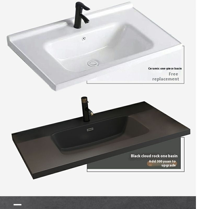 QW- Luxury Storage Smart Mirror Bathroom Cabinet Basin Set