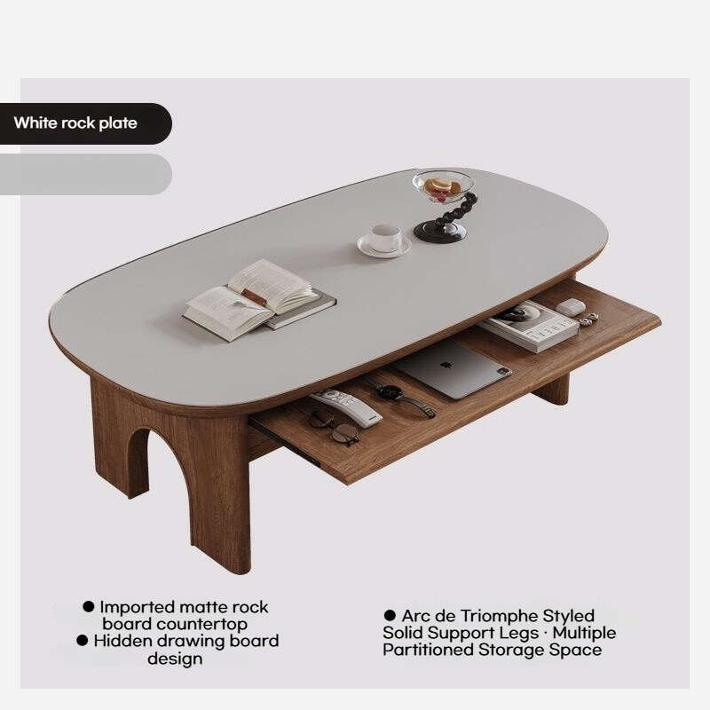 Stone Board Living Room Home Modern Simple Coffee Table