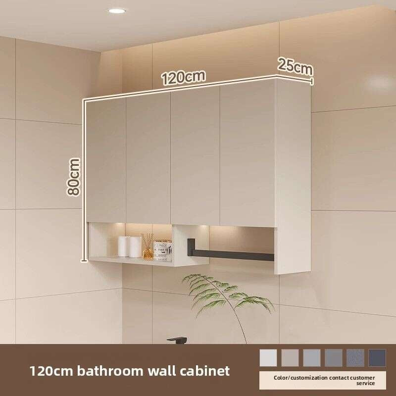 QW- Aluminum Hanging Cabinet Wall-mounted balcony Bathroom storage cabinet