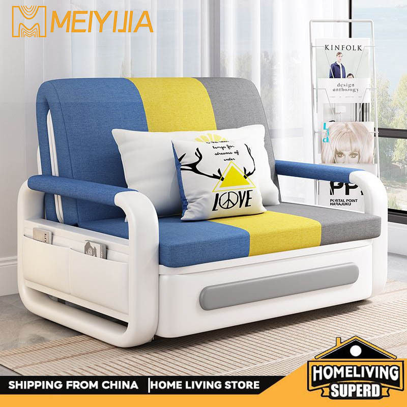 Bed Multi-functional Folding Sofa Balcony Extendable Single Slide Double Living Room