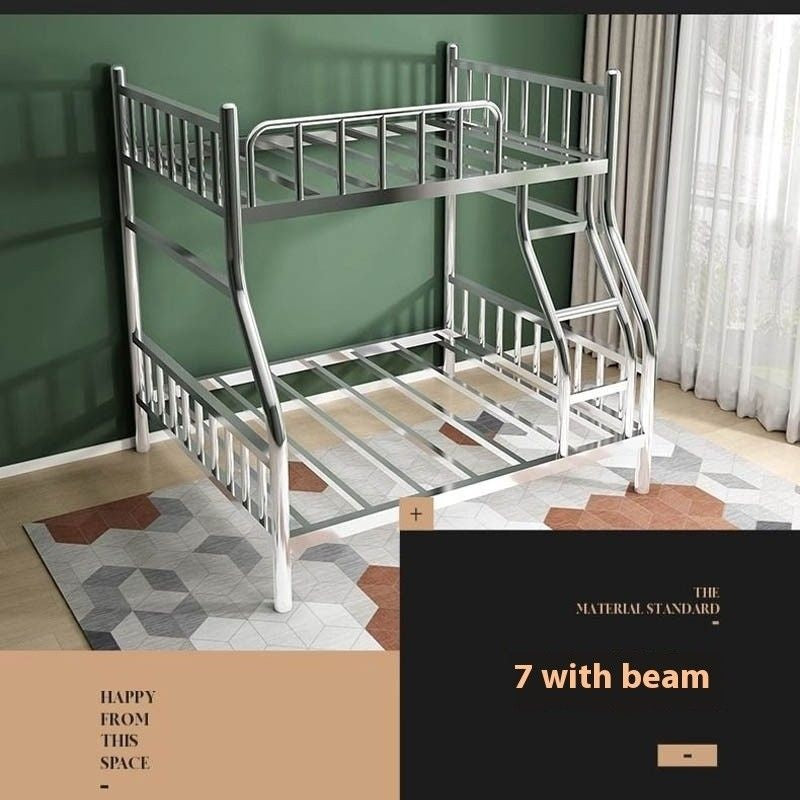 Bunk 304 thick stainless steel does not rust, high-low template bunk bed