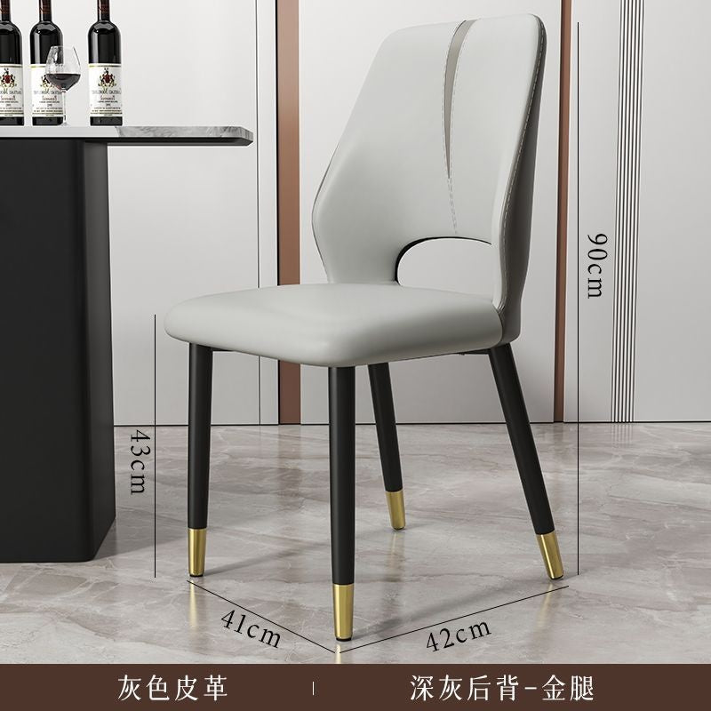 เก้าอี้หรูหราสไตล์อิตาลีเก้าอี้รองรับเก้าอี้พนักเก้าอี้รับประทานอาหารทางอินเทอร์เน็ต 