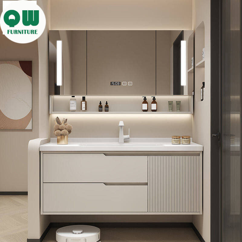 QW- Bathroom Sink Cabinet Set with Smart Mirror