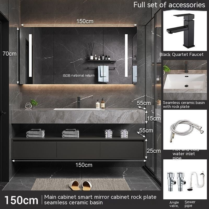 QW- Spot product/Bangkok DeliveryBathroom storage cabinet Smart mirror in the bathroom