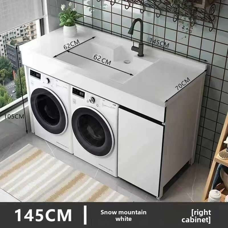 QW- aluminum bathroom sink set Bathroom storage cabinet