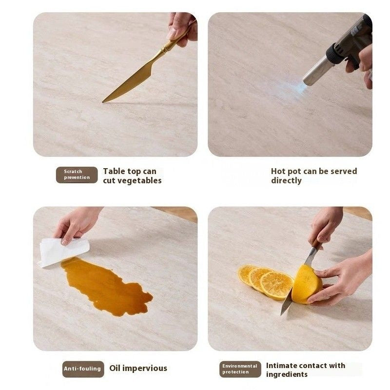 ส่วนนอร์ดิกสูง Hole Stone Board ตารางที่รองรับวินเทจในส่วนของสีดำและสีวอลนัทโบราณความหนาทนทาน 