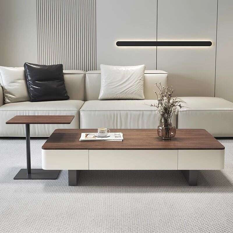 Italian Style Rectangular Stone High-end Living Room Coffee Simple Modern Table for Home