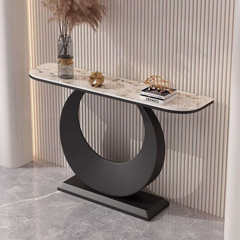 Living bar end stone table, entrance cabinet, simple, modern, light luxury, living room wall table