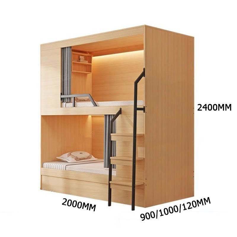 สิ่งสำคัญและเรียบง่าย 2 ชั้นลิฟท์ชั้นลอยบนและด้านล่างมีสีสันสดใส