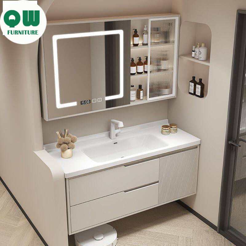QW- Bathroom Sink Cabinet Set with Smart Mirror